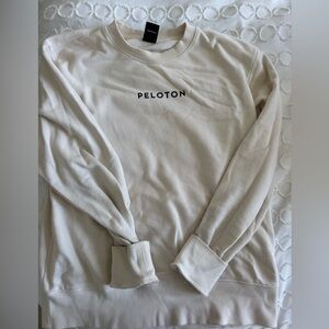 Peloton Cream Crewneck Sweater